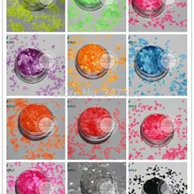 TCT-147 Цветок Матовые Неоновые Цвета 3 мм устойчив к растворителям для УФ гель лак для ногтей Гель-лак художественный Гель-лак для ногтей ручной творчество, рукоделие, Декор