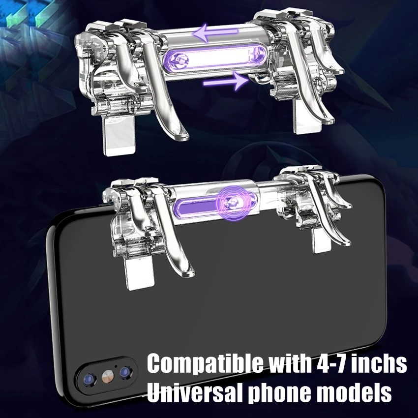 TOFOCO Pubg Mobile Controller L1 R1 Phone Gamepad Trigger Fire Button Aim Key l1r1 Shooter Pubg Controller For iphone Android