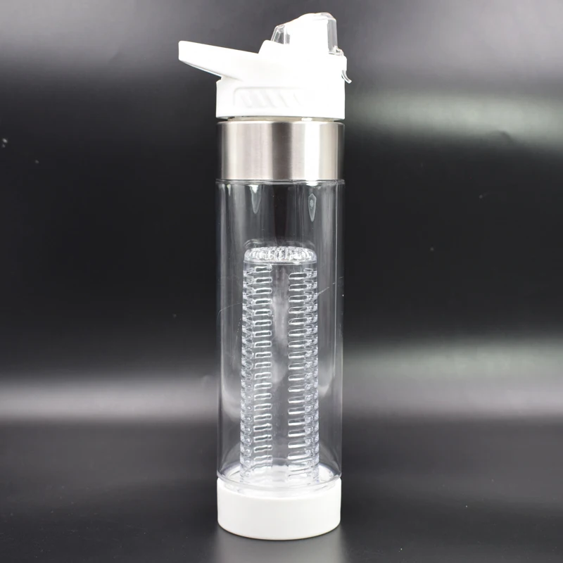 QuiFit бутылочка для сока Filp крышка бутылка для детоксикации Спортивная бутылка для воды здоровая открытая походная кемпинговая BPA бесплатно