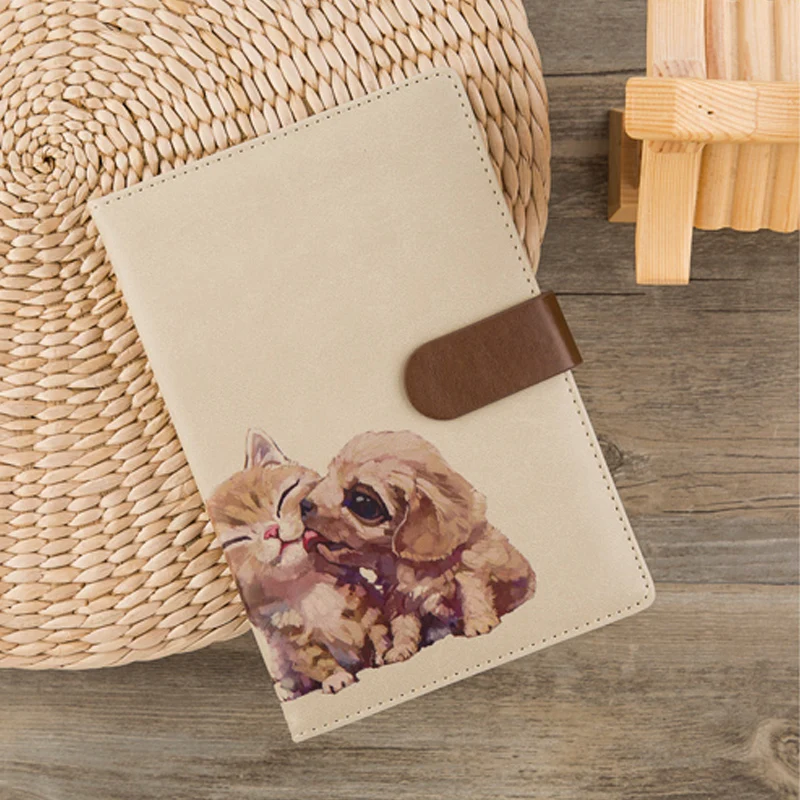 CAGIE a6 Binder Spiral Notebook Kawaii Printing Cover Diary Planner Leather Journal Filofax Agenda Notebook for School Supplies CAGIE a6 Binder Spiral Notebook Kawaii Printing Cover Diary Planner Leather Journal Filofax Agenda Notebook for School Supplies