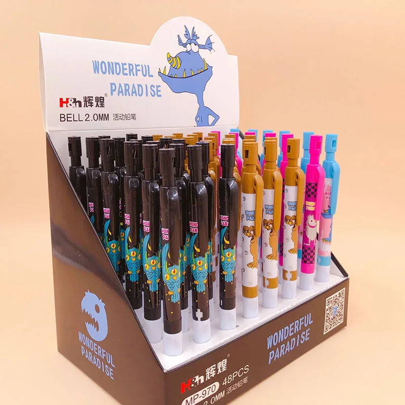1 шт. Kawaii динозавр автоматические карандаши 2 мм милый монстр механический карандаш для детей подарок школьные офисные принадлежности