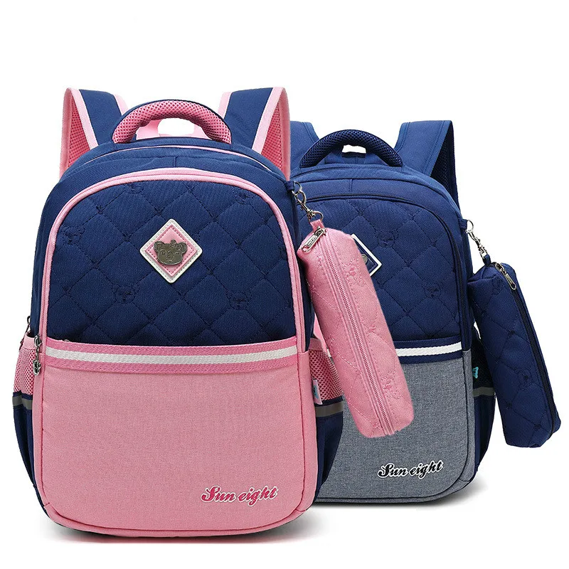 

Waterproof Children School bags for Boys Girls Kids School Backpack 2pcs/set Fashion Orthopedic Girl Backpacks schoolbags