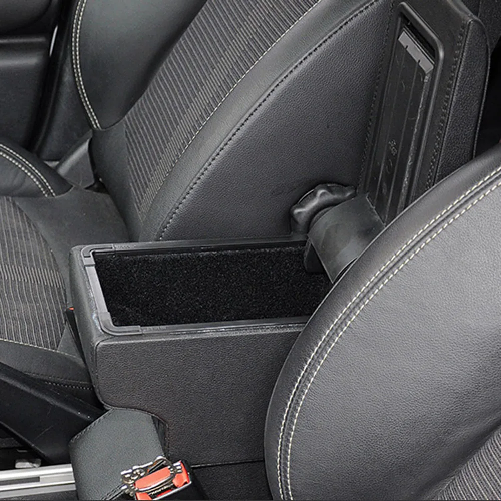 Pu Leather Car Armrests Box Container Central Store Content Box For