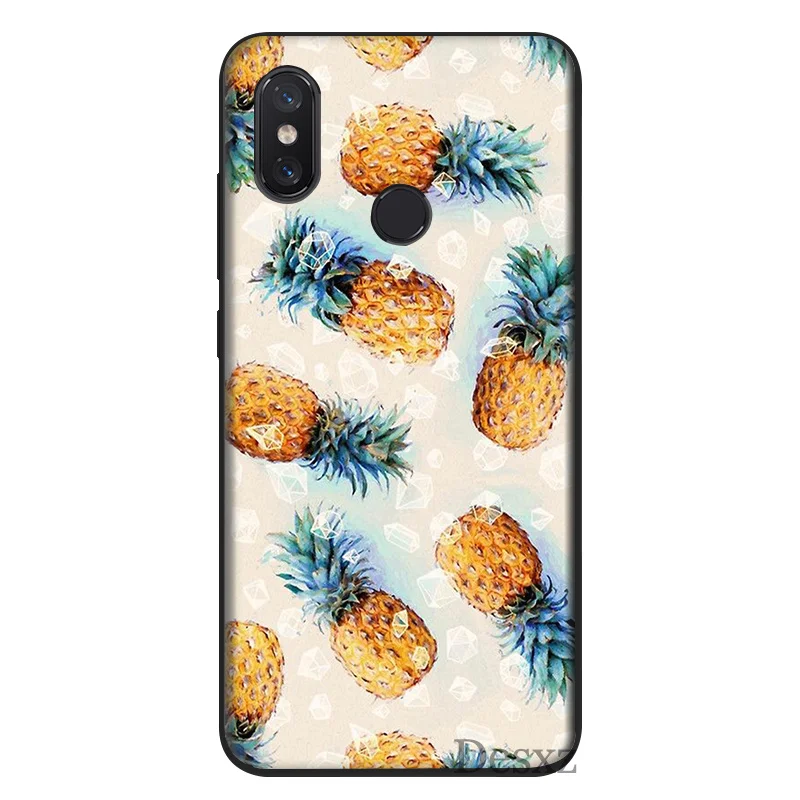 Чехол для телефона Xiaomi Mi 6 8 Lite A1 A2 5X 6X F1 с рисунком ананаса арбуза и фруктов на
