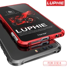Luxury Metal Phone Bumper For huawei honor 8 5.2 inch Aluminum Frame Drop resistance Phone Case six colors choose
