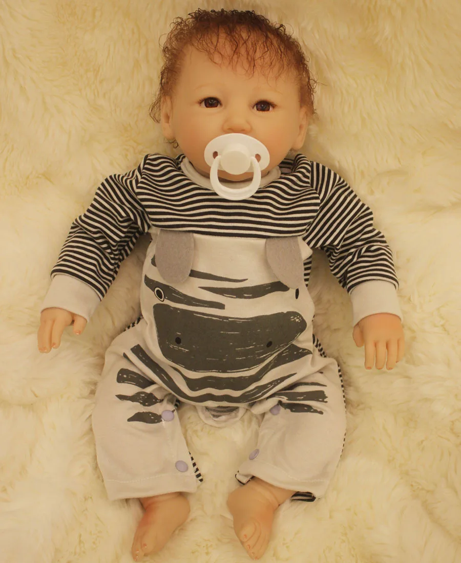 Силиконовые Мягкие Мини куклы reborn baby для девочек и мальчиков 20 дюймов lifelik bonecas 50