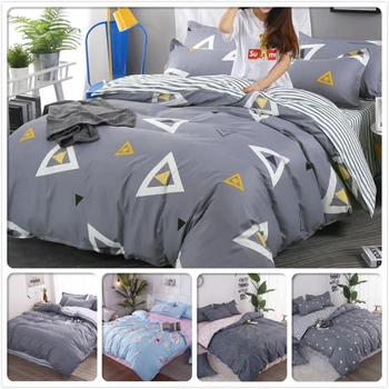 

2018 NEW Soft Cotton 3/4 pcs Bedding Sets Adult Kids Child Single Twin Double Queen King Size Dvuet Cover Bedspreasds Bed Linens