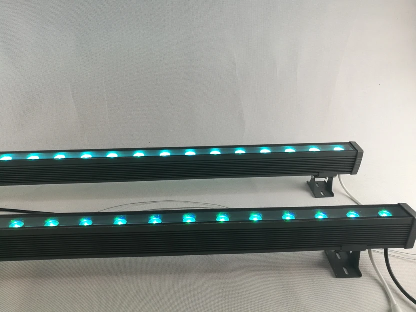 54 Вт DMX512 Шайба стены свет 36 Вт DC24V rgb водонепроницаемый жесткая Пейзаж лампы 3 в 1 bridgelux фишек DHL Fre