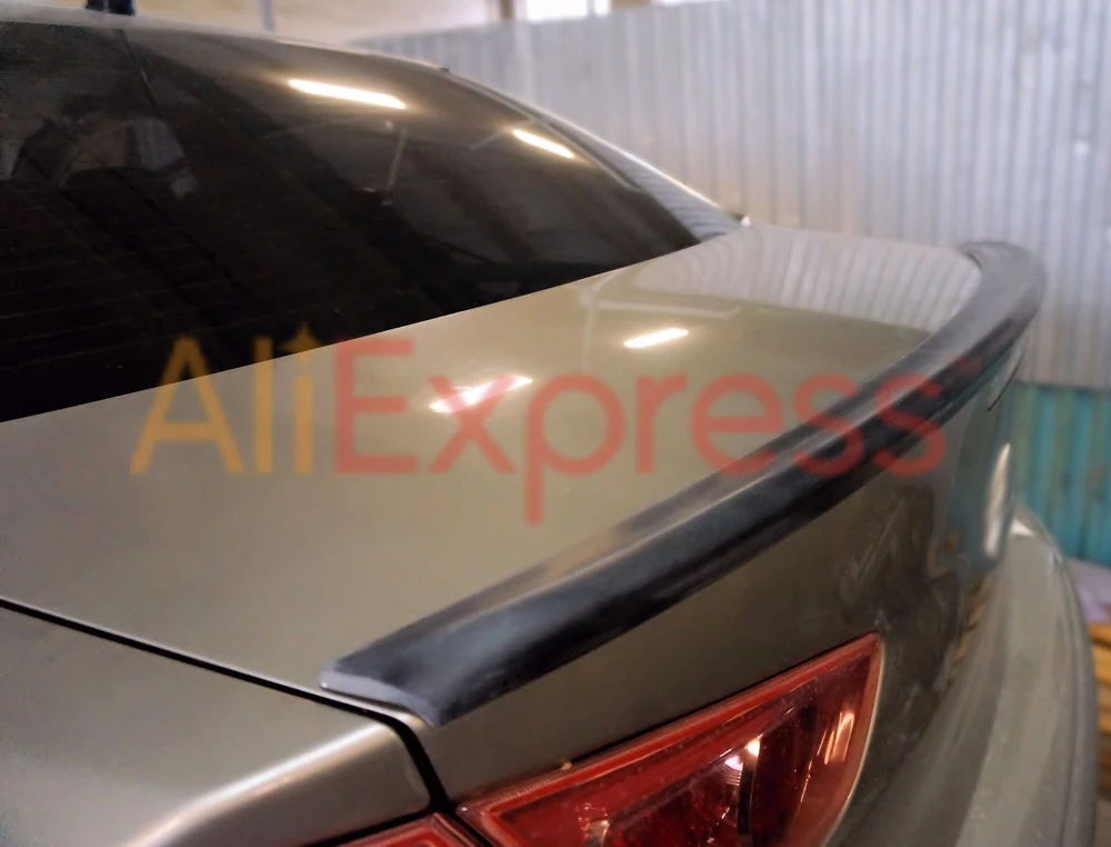 Спойлер для Mitsubishi Lancer X 2007 2010 пластмассовый декор спортивный стиль автомобильные