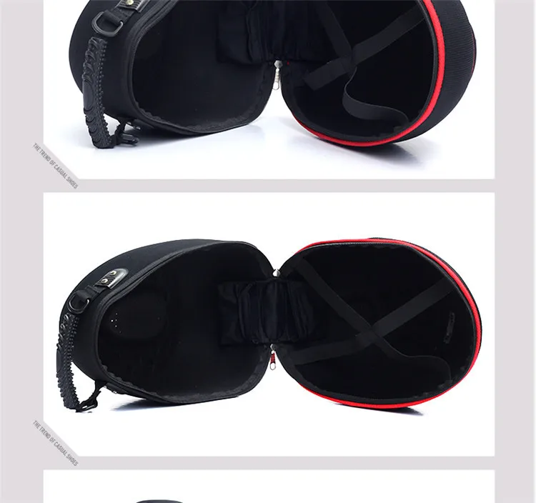 Capacete de Moto Bolsa de Volta Bolsa de Viagem Bolsas de Bagagem da Motocicleta Meia Full Assento Pacote Esportes Motocross 008 - 24 Motocicleta Meia Full Capacete de Moto Saco