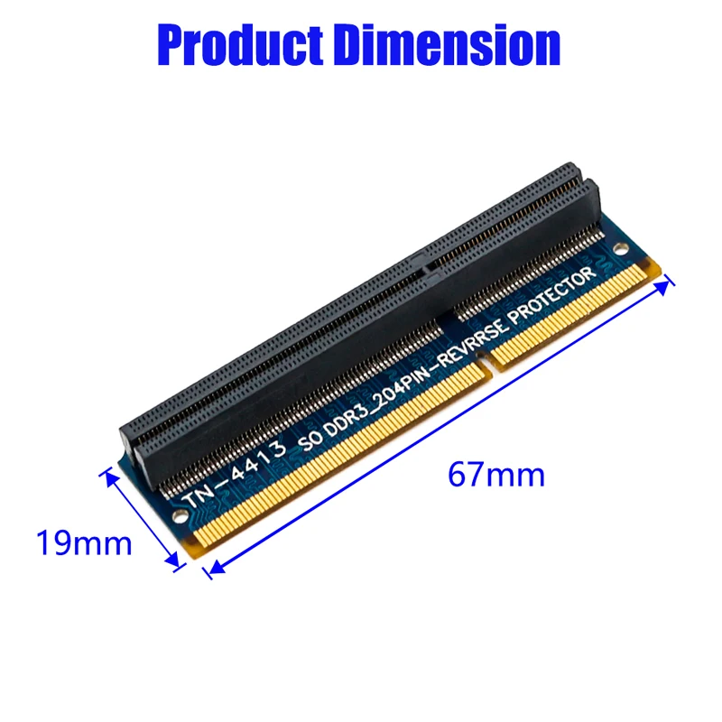 DDR3 SO DIMM адаптер конвертер карта рейзер 204PIN DDR 3 обратная защита SO DIMM DDR3 Память Ram Тестер Post карта для компьютера