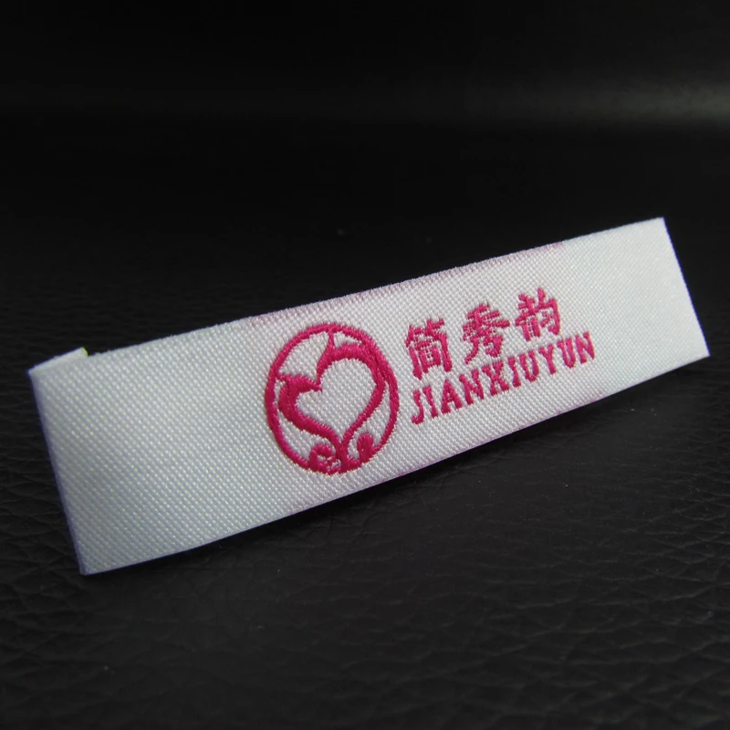 custom clothing labels, customized garment labels separate cut custom textile labels printed ...