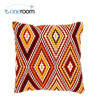 

CX0756 vervaco geometric Acrylic Yarn Embroidery Pillow Tapestry Cushion Front Cross Stitch Pillowcase DIY needlework