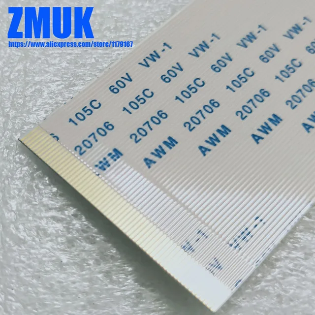 Aliexpress.com : Buy 300MM Ribbon cable AWM 20706 105C 60V VW 1 ...