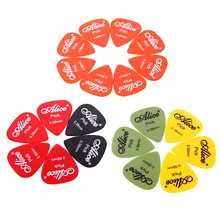 10 шт. профессиональные медиаторы для гитары Alice AP-P 10 шт. 0,71 мм Гладкие детали и аксессуары для гитары ABS
