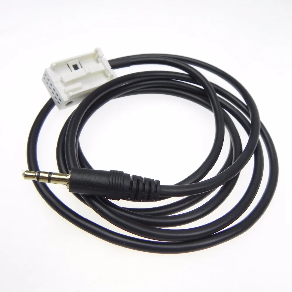 High Quality 3.5mm male AUX In Cable A4 A3 A6 TT A8 S4 AUDO Audio AUX cable Aux Audio Adapter cable length 141cm 6