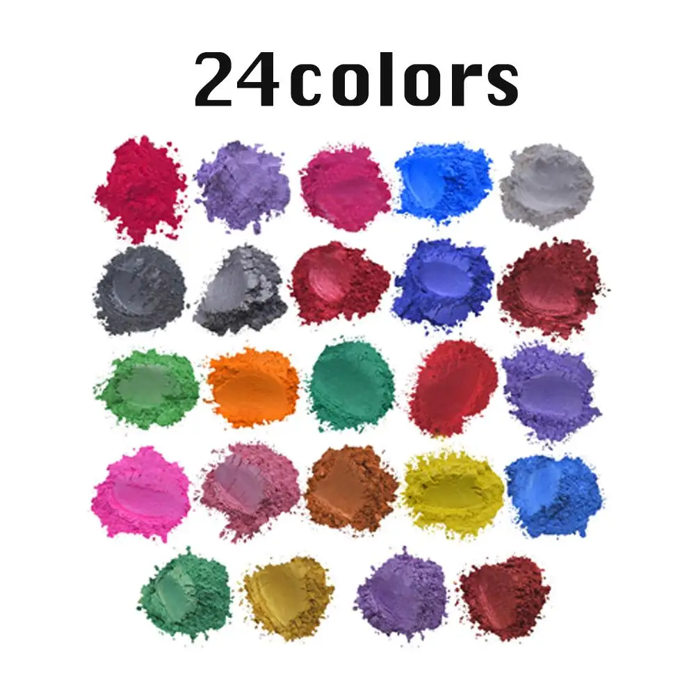 

Mica Glitter Powder Filler Pigment Decor Toys Making For Parents Kid Paint Nail Art Powder Dye Fluffy Slime Supplies