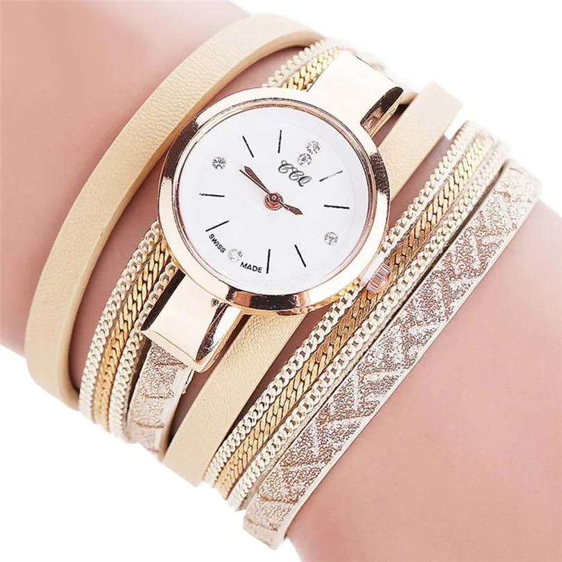 Отличное качество бренд CCQ женские модные повседневные аналоговые кварцевые женские часы браслет часы для подарка relogio feminino