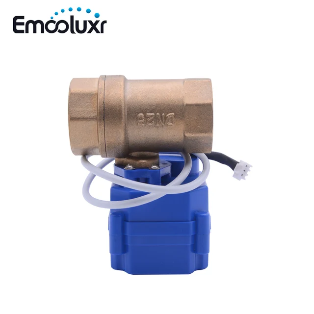 CR03 Electronic Motorized Valve BSP Brass Faucet DN15 DN20 DN25 for Water Leakage Alarm System WLD-805,WLD-806(CWX-15Q) 3