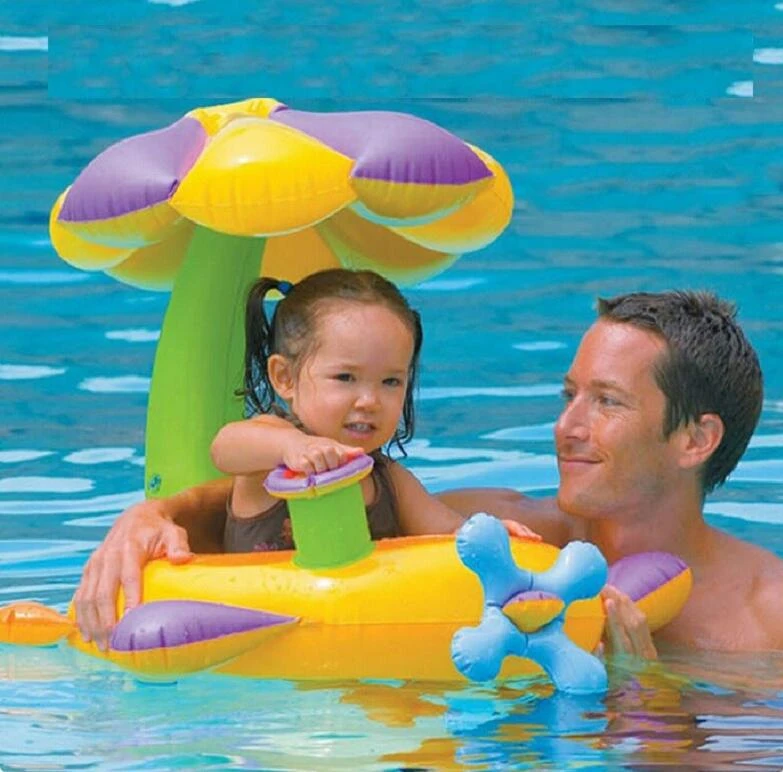 Fleur Champignon Pvc De Mode Enfants Bebe Gonflable Piscine Anneau De Bain Siege Flotteur Bateau D Eau Accessoire S1031 Aliexpress