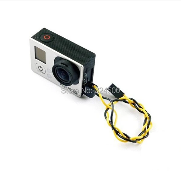 

Real Time AV Output Cable Wire for Gopro3 FPV Camera work with 5.8G transmitter Gopro 3 line video Connect your Hero 3/ 3+ Plane