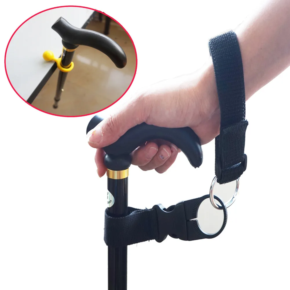 

Universal Walking Stick WRIST CORD Wrist Strap Loop Walkers & Cane Holder Rack