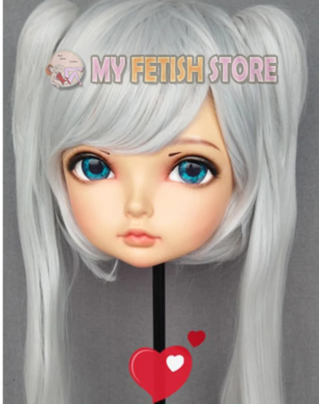 (Tao 01) Женская милая полимерная маска Kigurumi BJD для косплея японского аниме