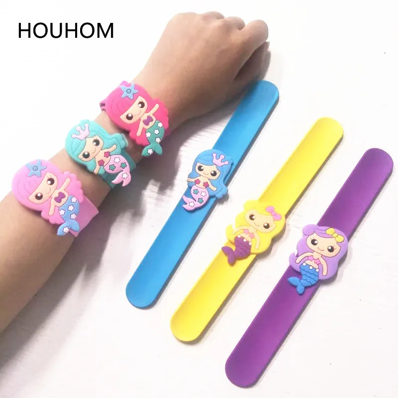 

Mermaid Party Rubber Bracelet Girls Birthday Party Decorations Kids Baby Shower Decorations Wedding Event Jungle Party Favors