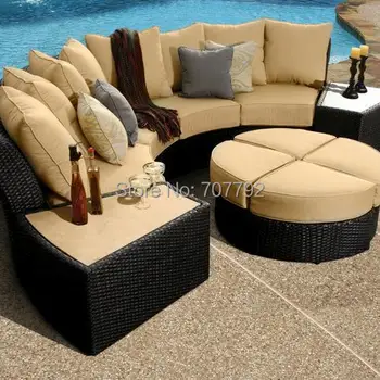 

New Luxury Furniture Wonderfull Resin Wicker Outdoor Sofa Set