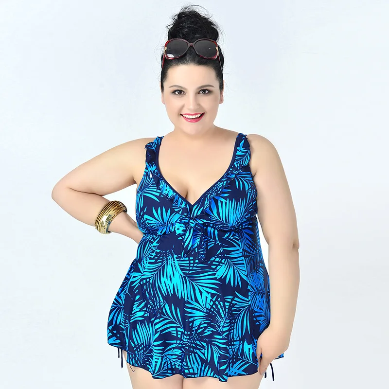 

Big Size Bikinis Set Swimwears Two Piece Bikinis Swimsuit Soft Bra Pin Up Middle Waist Swimwear Push Up Plu Size Bra+ Shorts