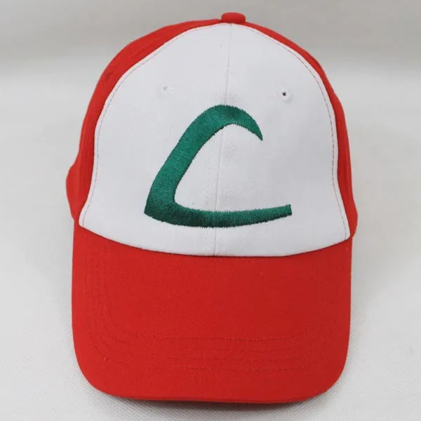 Покемон Ash Ketchum шляпа Pocket Monster бейсболка хлопок Косплей летние шляпы