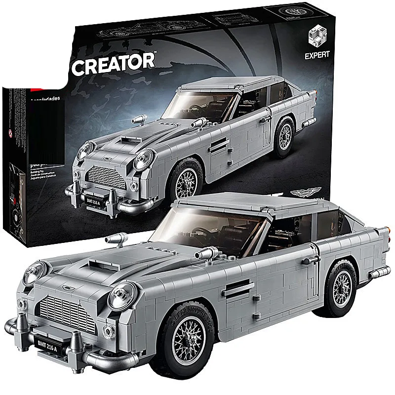 

Technic Series 10262 Aston Martin DB5 Set Building Blocks Bricks Children Car Model Gifts Toys Compatible with Legoinglys toys