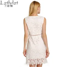 2016 Womens Summer Dresses Bodycon Floral White Lace Crochet Elegant Dress for Gown Party Club Short Evening Female Clothing