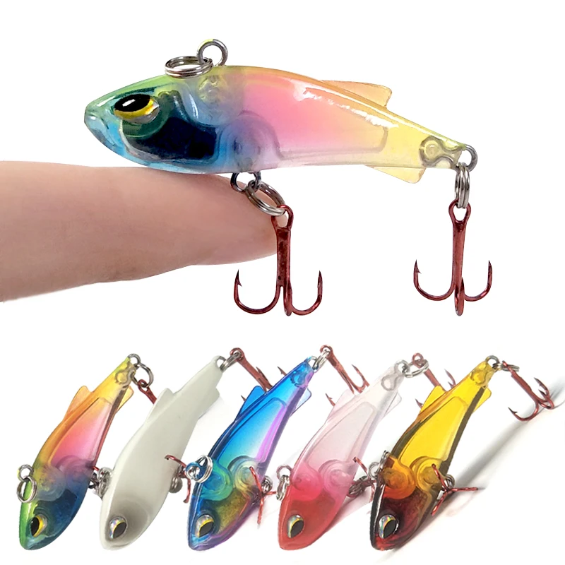 

Mini Fishing Lure Lead Fish VIB New 1pc 3.7g 4cm Hard Fishing Lure Artificiais Bait Carp Fishing Lure VIB Bait Wobblers