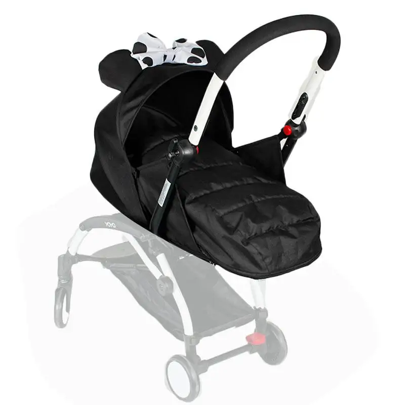 Новорожденная коляска-гнездо для сна, корзина для коляски, аксессуары для Babyyoya Babyzen yoyo+ Yoya, детская коляска-трон, зимняя сумка - Цвет: micky