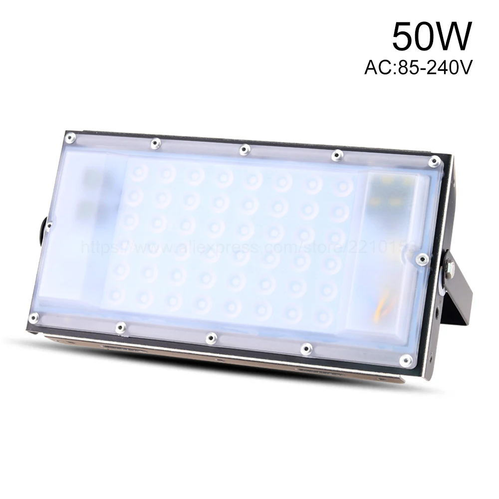 

50W AC85-265V LED Flood Lights Outdoor Wall Garden Lights Waterproof Square Garden Garage spotlight FloodLights