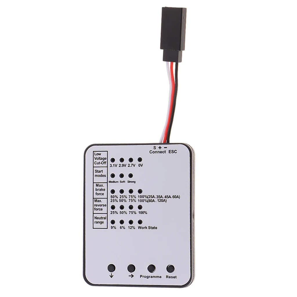 High Quality Programming Card for RC Car ESC Sensorless Brushless Electronic Speed Controller for Remote Control Toys