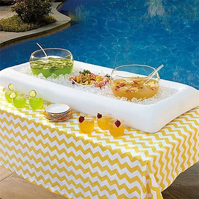 Outdoor Accessories Inflatable Serving Bar Salad Buffet Ice Cooler Outdoor Accessories Inflatable Serving Bar Salad Buffet Ice Cooler Picnic Drink Table Party Camping Dining