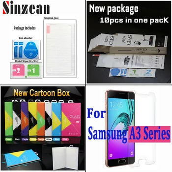 

Sinzean For Samsung A3 2017/A320 Tempered Glass For Galaxy A3 2016 Screen Protector Film in retail package(Wholesale 100pcs/lot)