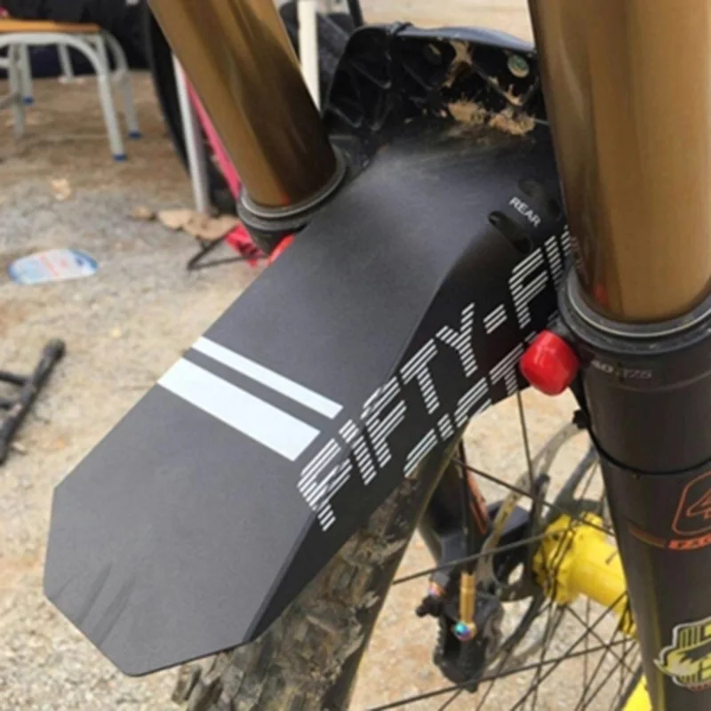 

FIFTY-FIFTY Bike Cycling Bicycle Black MTB Fender Front or rear Mudguard DH AM Mountain Bike Bicycle Accessories the bike fender