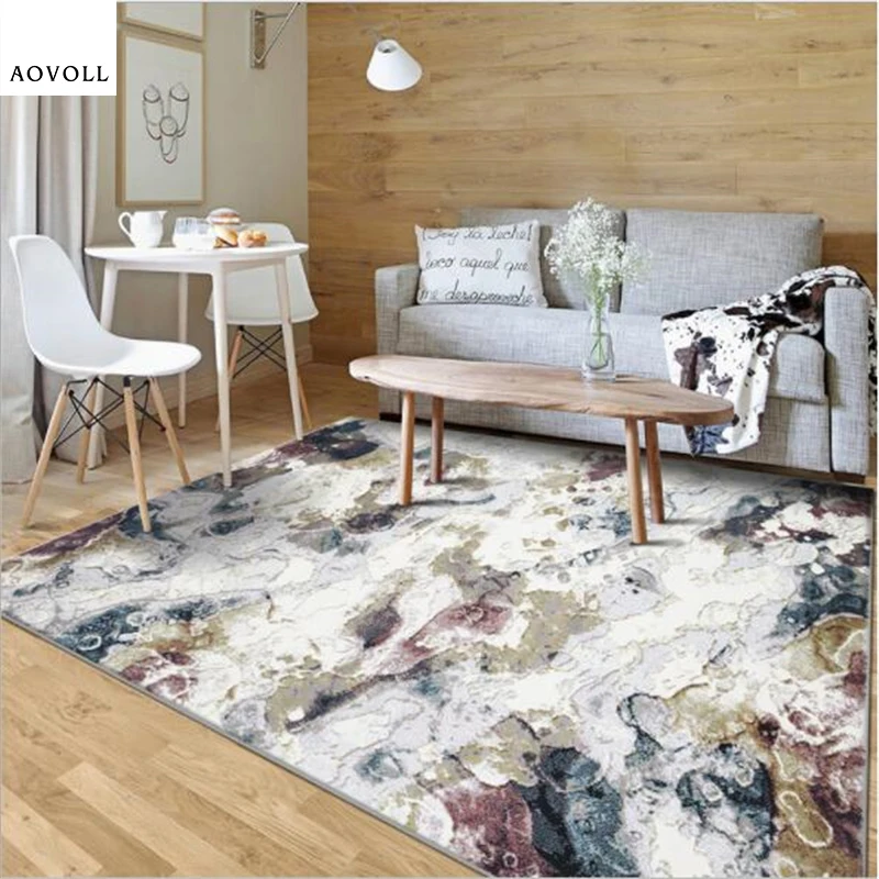 AOVOLL Abstract Style Soft Carpets For Living Room Bedroom Kid Room Rugs Home Carpet Floor Door Mat - 32887385128