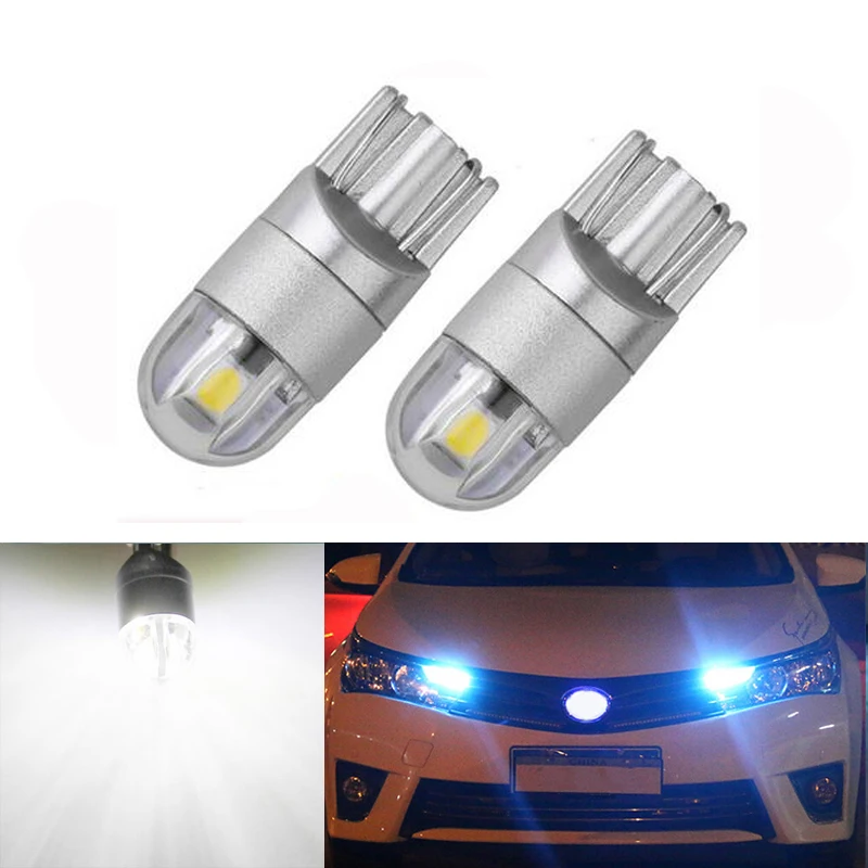 

2x LED T10 W5W Car Parking Light Wedge Light For Toyota Corolla Avensis Yaris Rav4 Hilux Prius Camry 40 Celica Supra Prado Verso