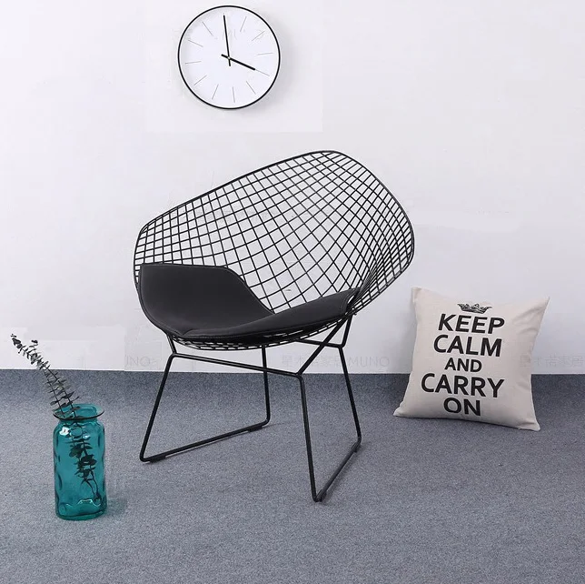Modern Classic Design Harry Diamond Leisure Chair Steel ...