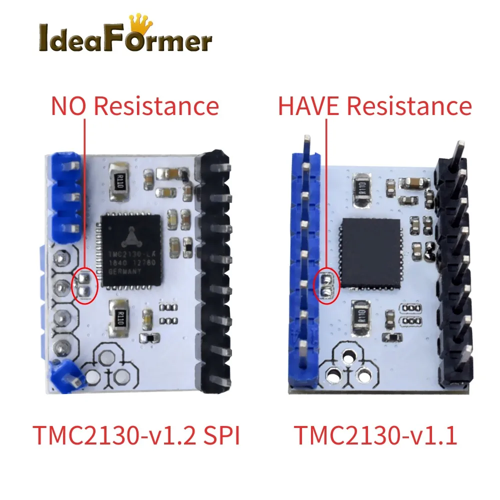 4/5 шт 3D-принтеры TMC2208 V1.2/TMC2130 V1.1/TMC2130 V1.2 SPI Драйвер шагового двигателя StepStick с защитой высокой производительности