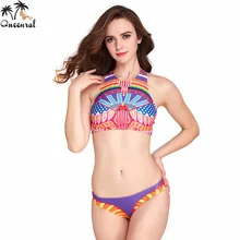 Queenral купальники бюстгальтеры женщины холтер белье бразильский бюстгальтер костюм для женщин crop топ женщин трусы купальник