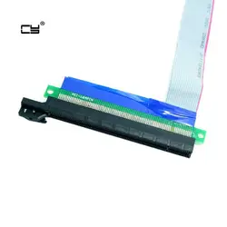 PCI-E Express 1x к адаптеру 20 см 16x удлинитель гибкий кабель расширитель конвертер Riser Card