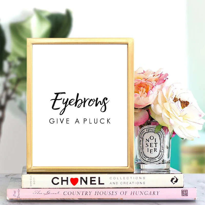 Eyebrow Canvas Art Prints Home Decor