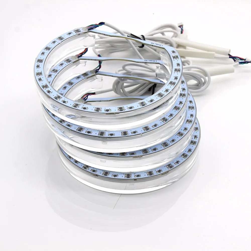 Ангельские глазки Кристалл Bluetooth беспроводной WIFI RGB контроллер комплект DRL для BMW