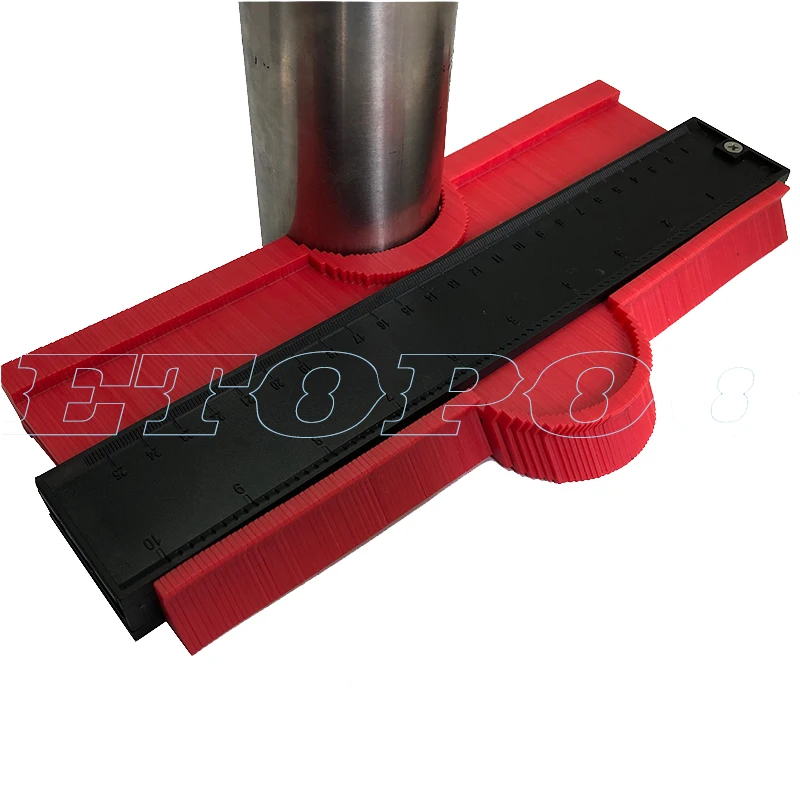 250mm-10-120mm-5-Width-Plastic-Profile-Copy-Contour-Gauge-Duplicator-Standard-Wood-Marking-Tiling-Laminate