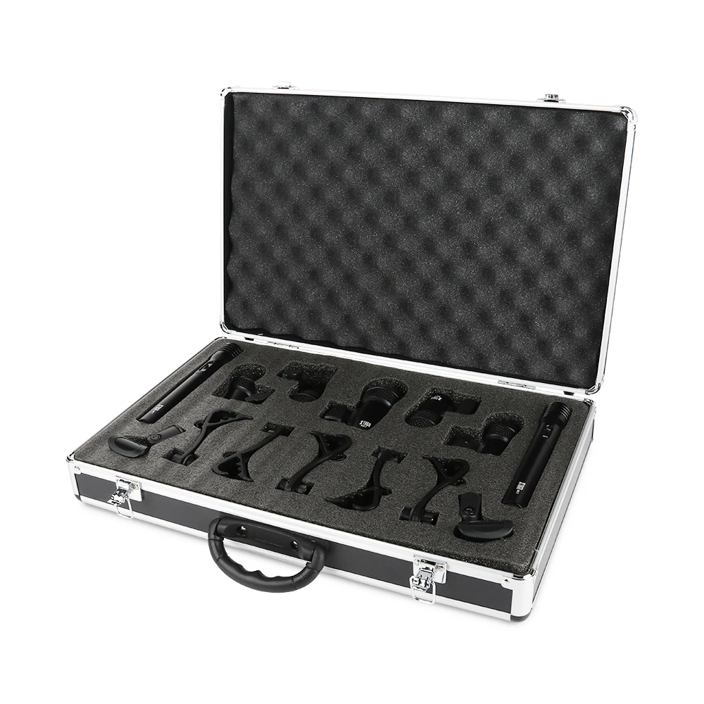 XTUGA MI7 7-Piece Wired Dynamic Drum Mic Kit 